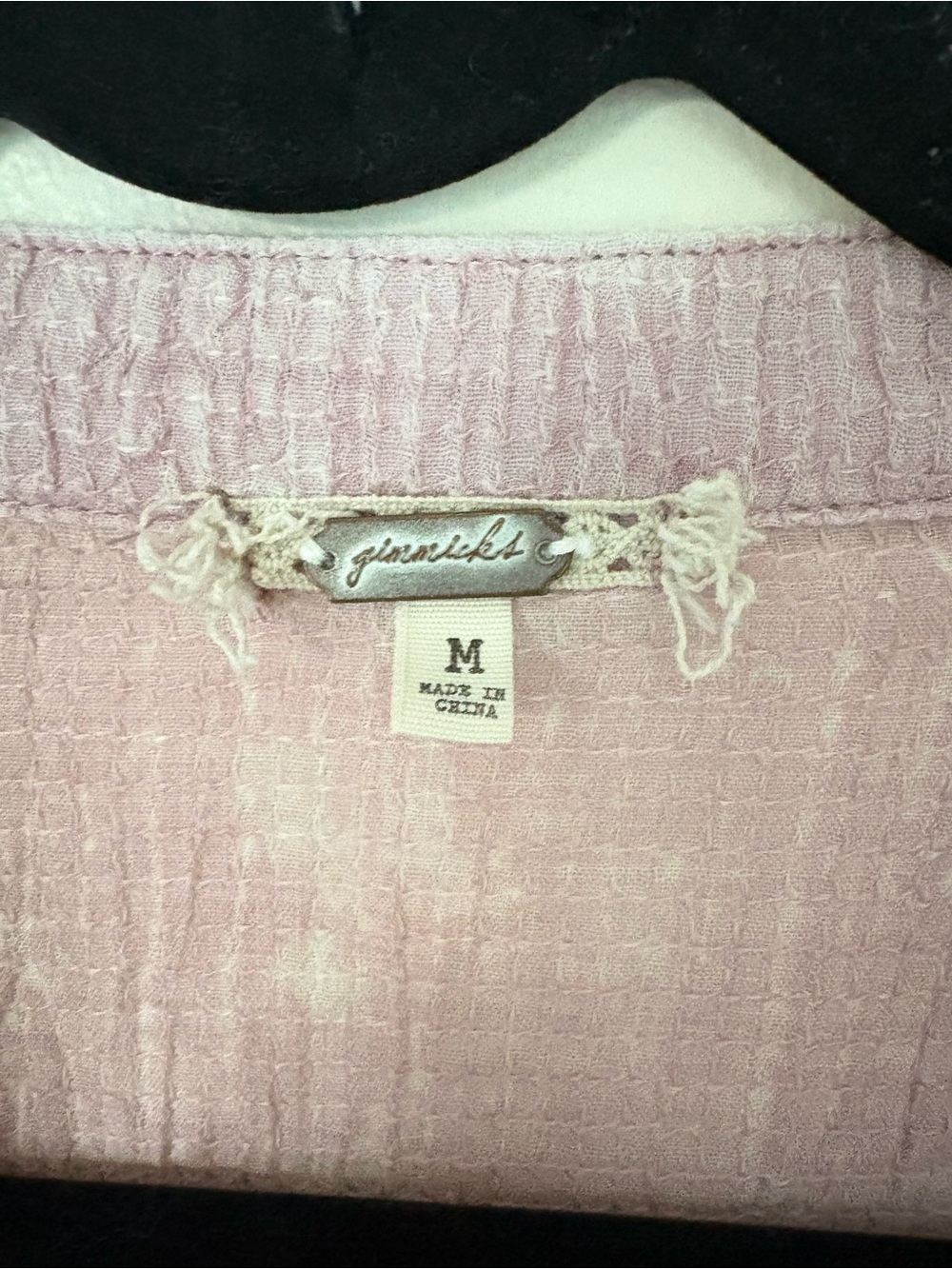 gimmicks by BKE Mauve Layered Lace Top Size Medium - Picture 9 of 13